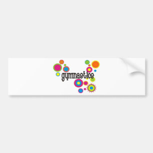 Pegatina Para Coche Lunares frescos de la gimnasia
