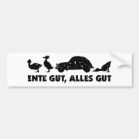 Lustiges Retro 2cv Enten Truppe Autoaufkleber
