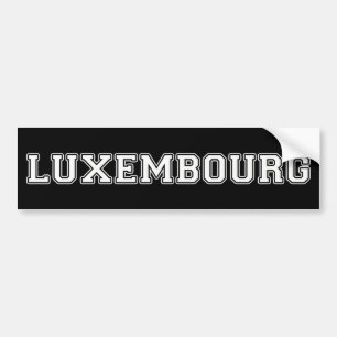 Pegatina Para Coche Luxemburgo
