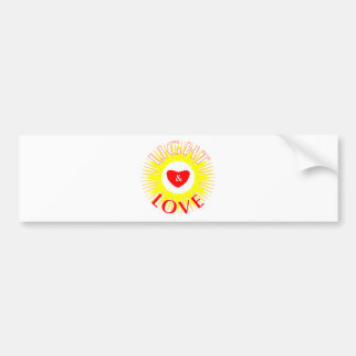 Pegatina Para Coche Luz y amor