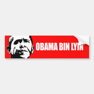 Pegatina Para Coche Lyin del compartimiento de Anti-Obama - de obama