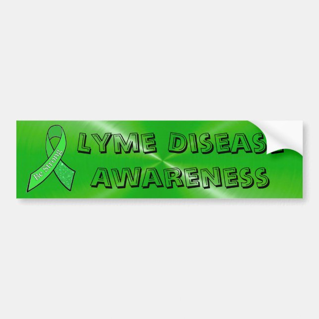Pegatina Para Coche Lyme Disease Awareness Bumper Sticker (Frente)