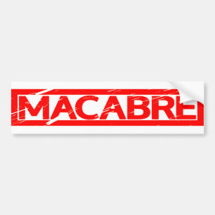 Pegatina Para Coche Macabre Stamp