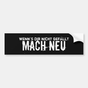 Pegatina Para Coche Mach Neu