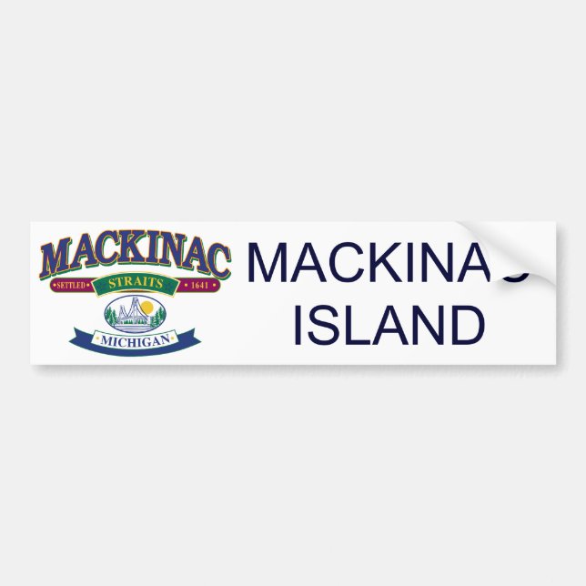 Pegatina Para Coche Mackinac-refrigerador-SVG [Conver (Frente)