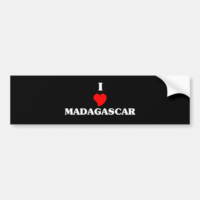 PEGATINA PARA COCHE MADAGASCAR (Frente)