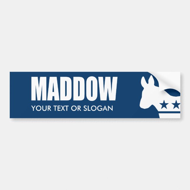 PEGATINA PARA COCHE MADDOW 2012 (Frente)