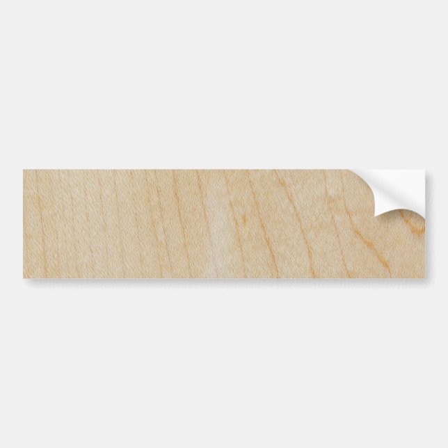 Pegatina Para Coche Madera de arce (Frente)