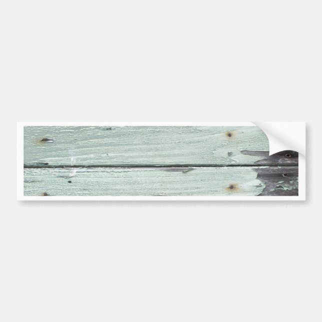 Pegatina Para Coche madera gris vieja (Frente)