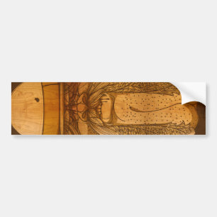 Pegatina Para Coche Madera muerta 2