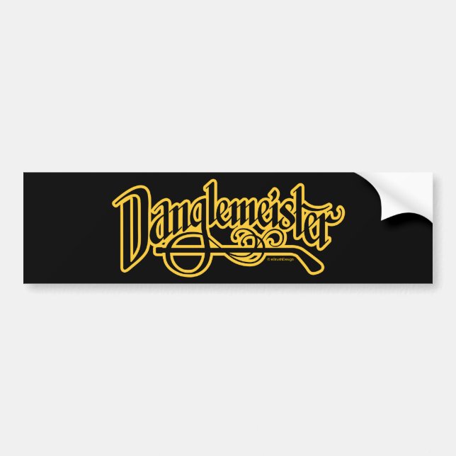 Pegatina Para Coche Maestro del Dangle de Hockey (Frente)