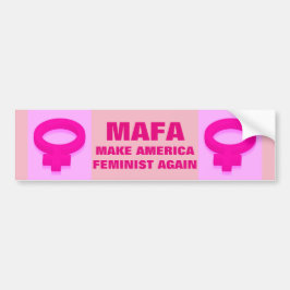 PEGATINA PARA COCHE MAFA BUMPER STICKER