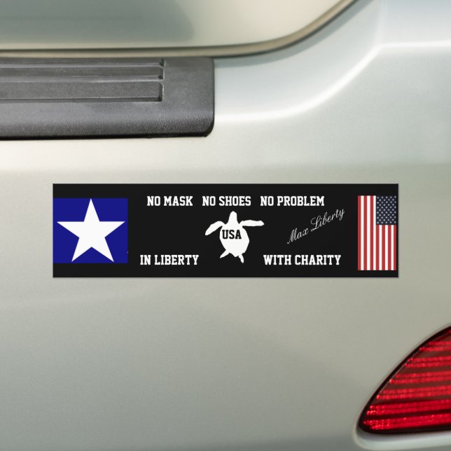 Pegatina Para Coche MAGA Turtle Bumper Sticker (en coche)