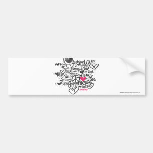 Pegatina Para Coche Magenta de la pintada