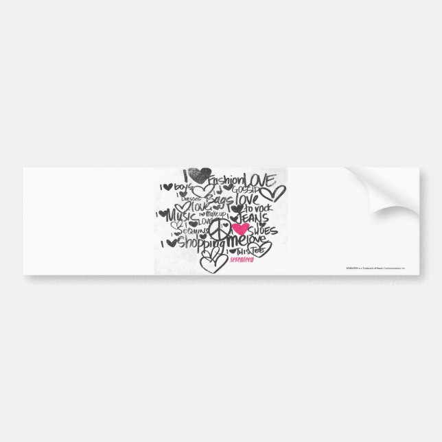 Pegatina Para Coche Magenta de la pintada (Frente)
