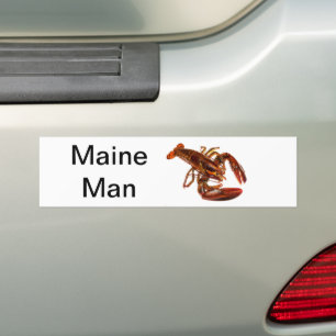 Pegatina Para Coche Maine Man Lobster