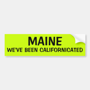 PEGATINA PARA COCHE MAINE: NOS CALIFORNICARON