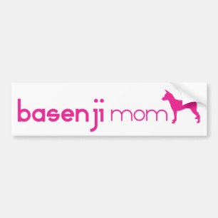 Pegatina Para Coche Mamá de Basenji