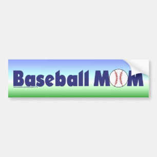 Pegatina Para Coche Mamá de béisbol