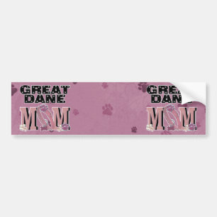 Pegatina Para Coche MAMÁ de great dane