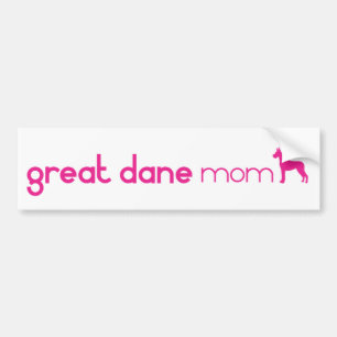 Pegatina Para Coche Mamá de great dane