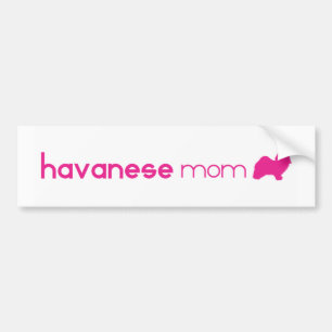 Pegatina Para Coche Mamá de Havanese