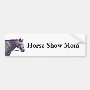 Pegatina Para Coche Mamá de la demostración del caballo - inglés