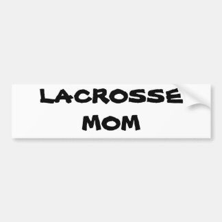 PEGATINA PARA COCHE MAMÁ DE LACROSSE