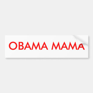 PEGATINA PARA COCHE MAMÁ DE OBAMA