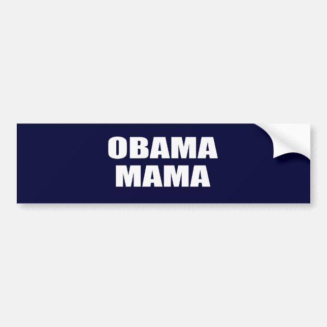 PEGATINA PARA COCHE MAMÁ DE OBAMA (Frente)