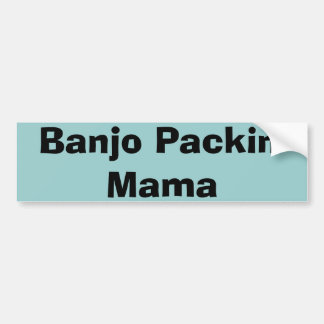 Pegatina Para Coche Mamá de Packin del banjo