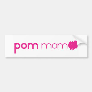 Pegatina Para Coche Mamá de Pomeranian