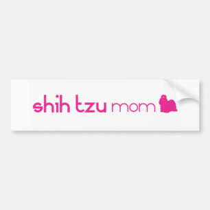 Pegatina Para Coche Mamá de Shih Tzu