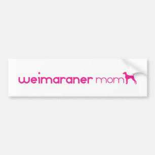 Pegatina Para Coche Mamá de Weimaraner