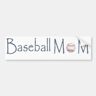 PEGATINA PARA COCHE MAMÁ DEL BÉISBOL