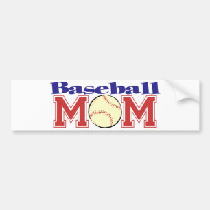 Pegatina Para Coche Mamá del béisbol
