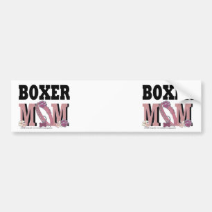 Pegatina Para Coche MAMÁ del boxeador