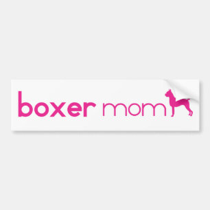 Pegatina Para Coche Mamá del boxeador