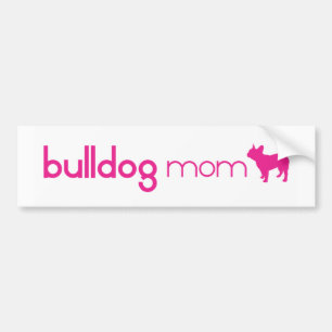 Pegatina Para Coche Mamá del bulldog francés