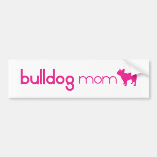 Pegatina Para Coche Mamá del bulldog francés