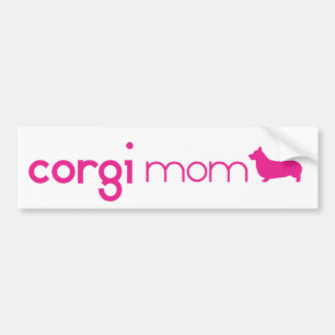 Pegatina Para Coche Mamá del Corgi Galés del Pembroke