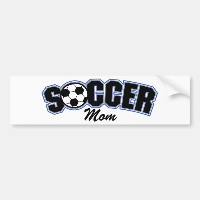 Pegatina Para Coche Mamá del fútbol (Frente)