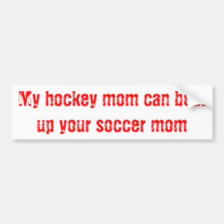 Pegatina Para Coche Mamá del hockey