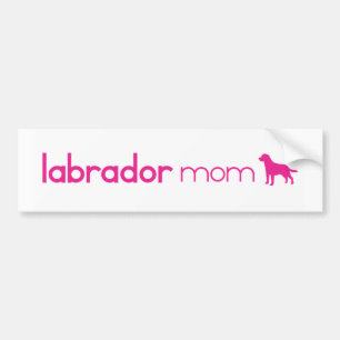 Pegatina Para Coche Mamá del labrador retriever