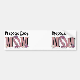 Pegatina Para Coche MAMÁ del perro del rescate