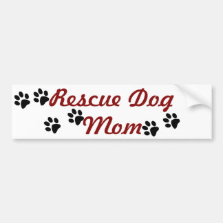 Pegatina Para Coche Mamá del perro del rescate