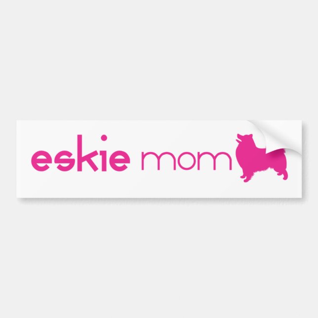 Pegatina Para Coche Mamá esquimal americana (Frente)