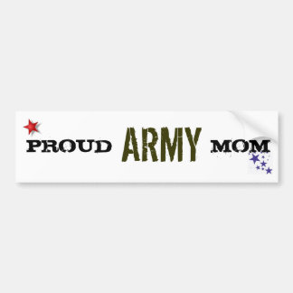 PEGATINA PARA COCHE MAMÁ ORGULLOSA DEL EJÉRCITO