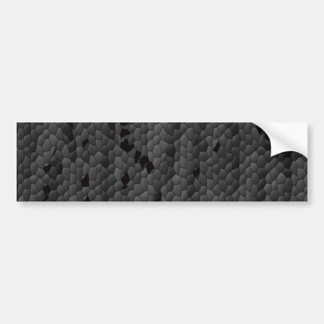 Pegatina Para Coche Mamba negra ilustrada, arte (Frente)
