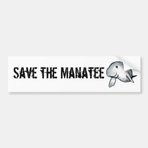 Pegatina Para Coche Manatee-EB01